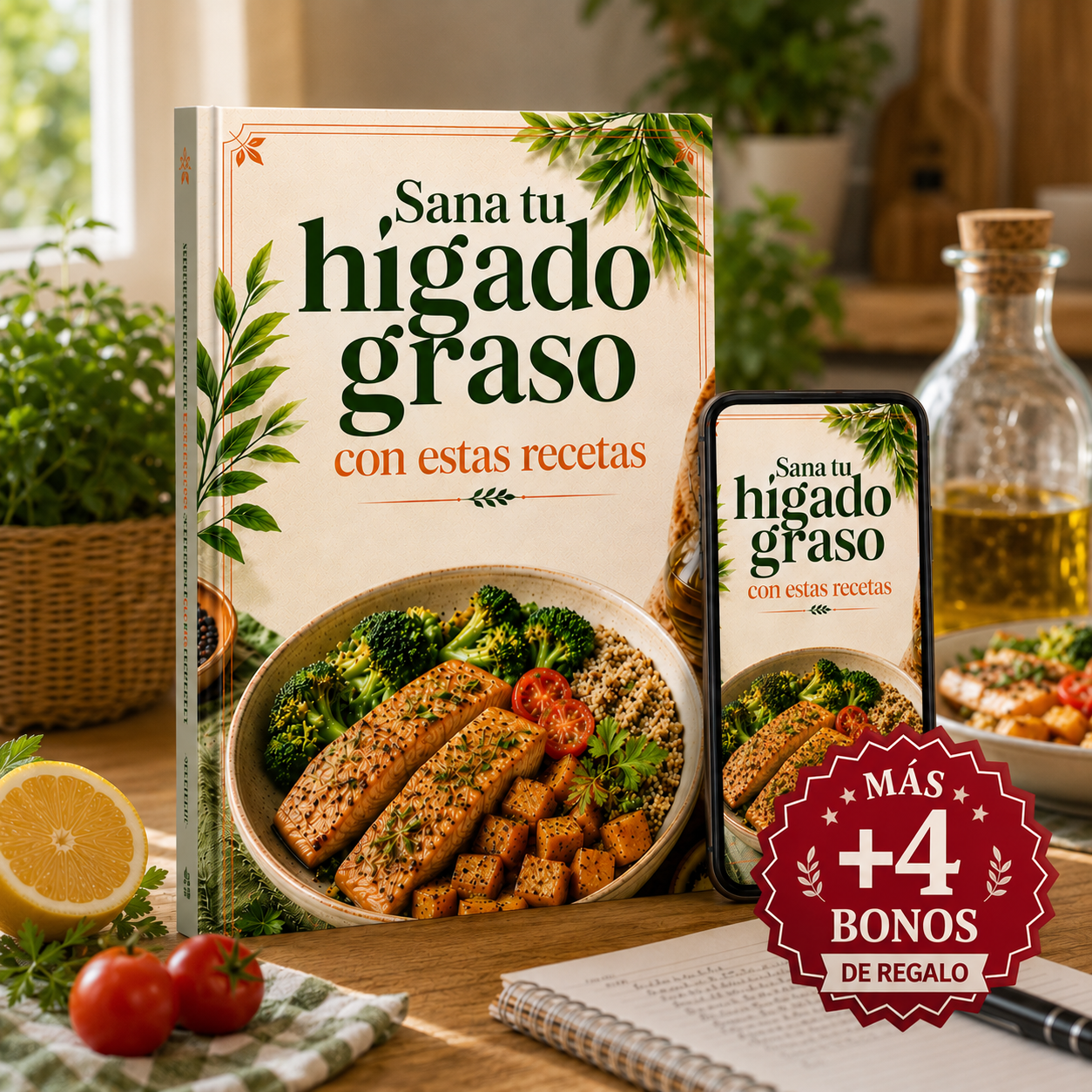 Recetas para sanar tu hígado graso + 4 bonus